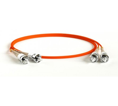 FC-D2-62-ST/PR-ST/PR-H-1.5M-LSZH-OR Патч-корд волоконно-оптический (шнур) MM 62.5/125, ST-ST, 2.0 мм, duplex, LSZH, 1.5 м  247878  Hyperline