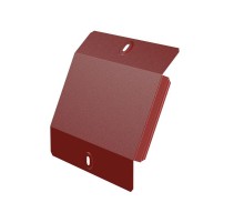 Крышка угла вертикального внешнего 45 градусов Стандарт 200 RAL 3000  PR16.5273  Промрукав