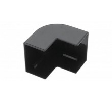 Угол внешний для РКК-40х25 (черный)  УВШ-40х25-Ч Рувинил