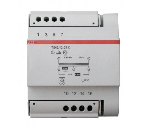 Трансформатор разделительрный безопасности TS63/12-24C  2CSM631043R0811  ABB