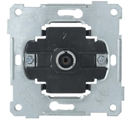 BOLERO Розетка проходная TV РТВ10-0-Б EAB10-01  IEK