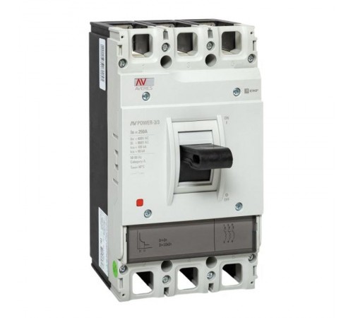 Выключатель автоматический AV POWER-3/3 250А 100kA TR AVERES  mccb-33-250H-TR-av  EKF