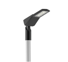 Светодиодный светильник уличный Levante 60 Вт Urban RU кронштейн 48 мм 4000 К RAL9005 черный муар  V1-S1-9R648-40L30-6606040  VARTON