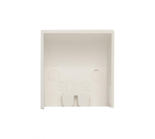 Заглушка (25х16) (4 шт) Plast EKF PROxima Белый    ecw-25-16x4   EKF