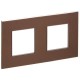 SKANDY Рамка 2-местная SK-F32Br металл шоколад   SK-M22-M-K30  IEK