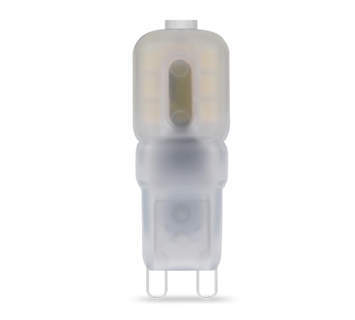 Лампа светодиодная Elementary G9 AC220-240V 3W 240lm 3000K пластик LED 1/10/200  14913  Gauss