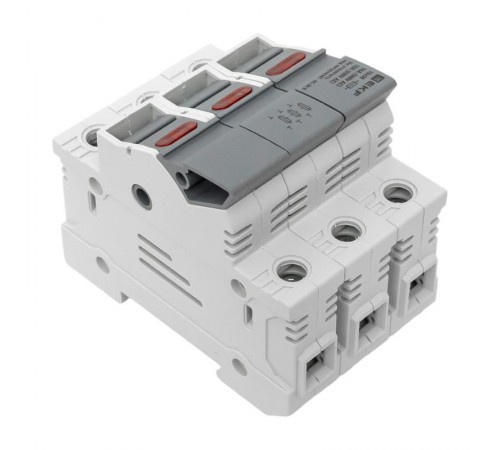 Предохранитель-разъединитель DF 10х38 3Р (тип ПВЦ)   df103-e  EKF