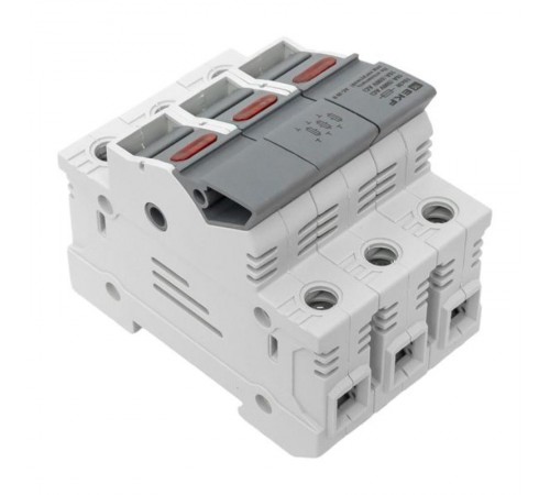 Предохранитель-разъединитель DF 10х38 3Р (тип ПВЦ)   df103-e  EKF