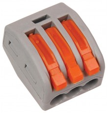 Строительно-монтажная клемма СМК 222-413 многоразовая (аналог Wago 222-413)  UKZ-001-413  IEK