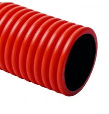 Труба двустенная жесткая красная с соединительной муфтой 6м KOPODUR KD 09040 (BC)  KD 09040_BC  Kopos