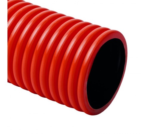 Труба двустенная жесткая красная с соединительной муфтой 6м KOPODUR KD 09075 (BC)  KD 09075_BC  Kopos