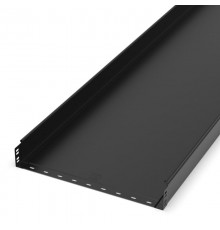 Лоток неперфорированный Стандарт 500х80х3000 (1,0 мм) RAL 9005 (6 м/уп)  PR16.9962  Промрукав