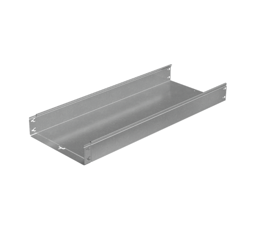 Лоток неперф. 100х400х1,0 L6000 мм "Быстрый монтаж ПЛЮС" HD  LNplus100-400-1.0-6000 HD  КМ - профиль