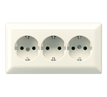 SCHUKO®-розетка для кабельных каналов 16 A / 250 B ~ AS523BF Jung