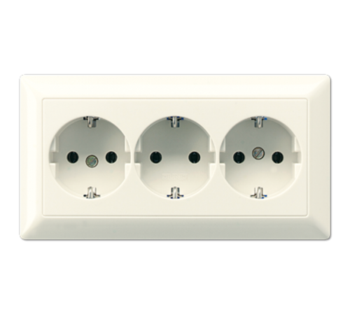 SCHUKO®-розетка для кабельных каналов 16 A / 250 B ~ AS523BF Jung