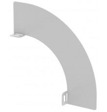 Перегородка разд. 80мм пов. верт. внеш. 90град RAL 9016  CRP40-0-90-080-9016  IEK