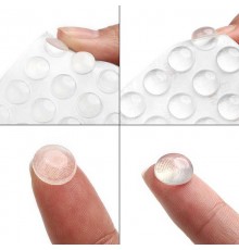 Демпфер захлопа 10х1,5 мм прозрачный (25 шт) - пакет   109143  Tech-KREP