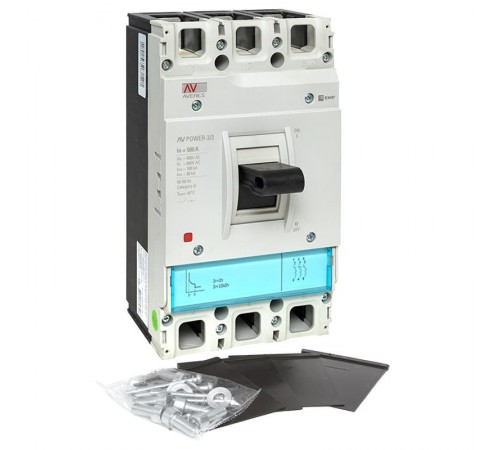 Выключатель автоматический AV POWER-3/3 500А 100kA TR AVERES  mccb-33-500H-TR-av  EKF