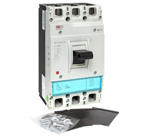 Выключатель автоматический AV POWER-3/3 500А 100kA TR AVERES  mccb-33-500H-TR-av  EKF