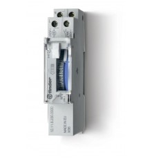 Реле времени механическое суточное; монтаж на рейку 35мм; 1NO 16A; питание 230В АC; ширина 17.6мм  121182301000  Finder