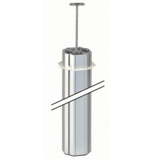 Simon Connect Колонна 4-сторонняя под модуль К45, 3 м, упор в потолок до 0,5 м, алюминий  ALK5400-8  Simon