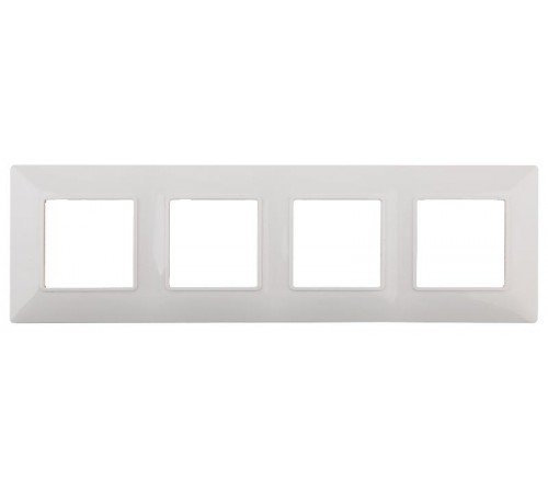 14-5004-01 Рамка на 4 поста, Эра Elegance, белый  Б0034399  ЭРА