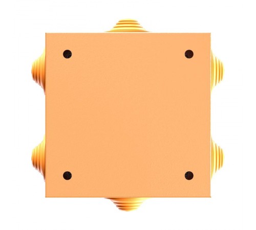 Коробка распределительная стальная FS огн., IP55,150х150х80мм,4р, 450V,6A, 4мм.кв. с кабельными вводами и клеммниками  FSB31404  DKC