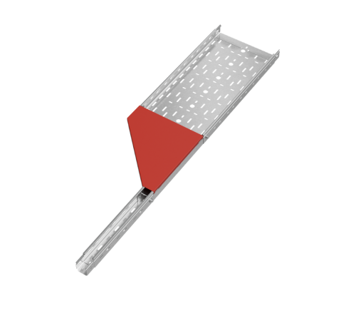 Крышка переходника левого 50-300 мм "ПЛЮС" HD  KPDplus50-300-L HD   КМ-профиль