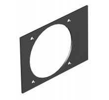 Крышка для напольного бокса Telitank для устройства CEE 110x77 мм (ПВХ,черный) (T4B P5S 9011)  7408260  OBO Bettermann