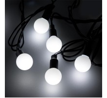 Светодиодная гирлянда ARD-BALL-CLASSIC-D23-20000-BLACK-160LED WHITE (230V, 7W)  025630  Arlight