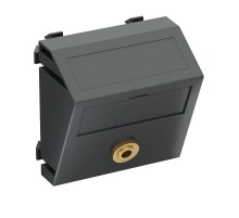 Мультимедийная рамка Audio-Klinke Modul45 (черный) (MTS-MK L SWGR1)  6104961  OBO Bettermann