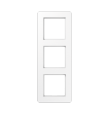 Рамка для вертикальной и горизонтальной установки, 3 поста; термопласт; белый; A FLOW  AF583BFWW  Jung