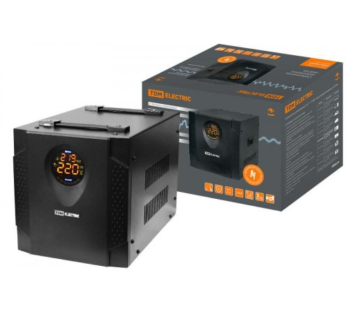 Стабилизатор напряжения СНС1-1-3 кВА симисторный переносной  SQ1203-0005  TDM