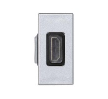 Simon Connect Плата с HDMI v.1.3 (340МГц,10.2 Гбит/сек), 1/2 К45,угл.переход., "мама-мама",, алюминий  K129B-8  Simon