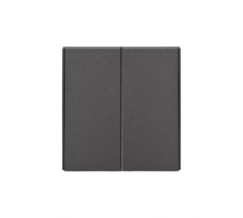 Выключатель STRONG 2 кл проходной (переключатель) 10А с/у графит  KR-78-0709-6  KRANZ