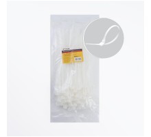 Хомут нейлоновый многоразовый 8x250 мм , белый (100шт в упак)  39083  STEKKER