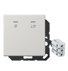 Накладка для внешнего DND-модуля с LED-лампами, 230 В LSCUKO5M230LG Jung