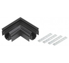 Коннектор угловой для магнитного трекового шинопровода TRM-PC20-CC-B  NOVA для натяжных потолков TRM-PC20 черный  Б0054793  ЭРА