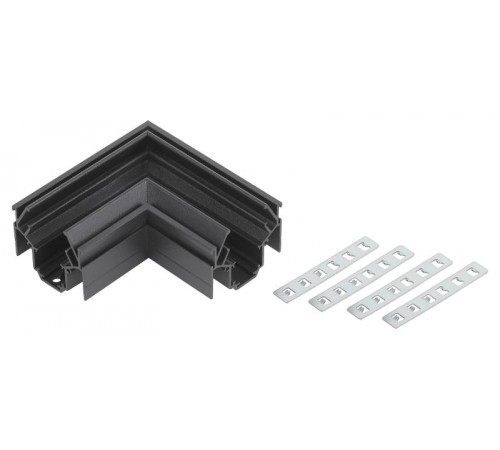 Коннектор угловой для магнитного трекового шинопровода TRM-PC20-CC-B  NOVA для натяжных потолков TRM-PC20 черный  Б0054793  ЭРА