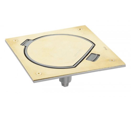 Simon Connect Влагостойкая основа на 1 механизм K45 (пустышка), IP66, латунь  KSE0-23-71  Simon