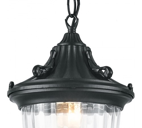 Светильник садово-парковый PL585 на цепочке 60W 230V E27, черный  41166  Feron