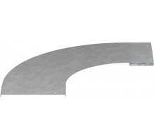 Крышка пов. лестн. LESTA 90град осн. 600мм R300 HDZ   CPG04D-4-90-600-10-HDZ  IEK