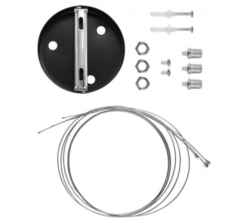 Светильник светодиодный Geometria Hexagon SPO-121-B-40K-038 38Вт 4000K 4000Лм IP40 600*600*80 черный подвесной ЛТ  Б0058875  ЭРА