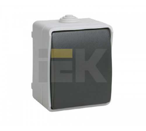 Форс Выключатель кнопочный О/У IP54 ВСк20-1-0-ФСр  EVS13-K03-10-54-DC  IEK