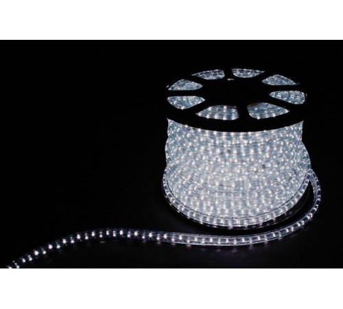 Дюралайт светодиодный 3W 50м квадр. 11х17мм 230V 72LED/м 2,88Вт/м, (2м/отрез), 2 аксесс., белый 7000K/ LED-F3W  26070  FERON