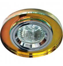Светильник точечный встраиваемый под лампу 8060-2 MR16 50W G5.3 7-мультиколор, серебро (перламутр)/ 7-multi color-Silver  19711  FERON