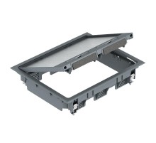 Лючок GES6U (универсальный) 9xModul45 (полиамид,серый) (GES6 U 7011)  7405308  OBO Bettermann