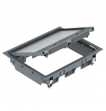 Лючок GES6U (универсальный) 9xModul45 (полиамид,серый) (GES6 U 7011)  7405308  OBO Bettermann