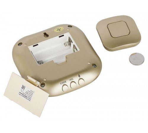 Звонок  ЭРА BIONIC Champagne беспроводной  Б0018091  ЭРА