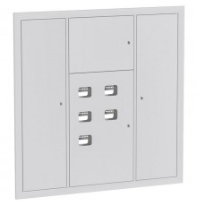 Устройство этажное распределительное встроенное типа УЭРВ 5 кв. (1300х1300х150)  uerv-5-1300-1300 EKF